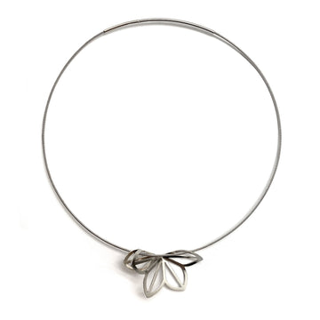 Bright Hyacinth Fold Necklace