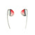 Bright Pink Flower Drop Earrings-Earrings-Naoko Yoshizawa-Pistachios