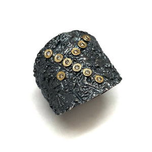 Brown Diamond Ring-Rings-Apostolos-Pistachios