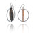 Brown Oval Earrings-Earrings-Myung Urso-Pistachios