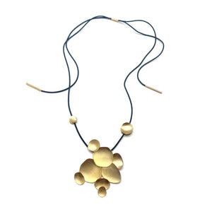 Bubbles Necklace - Gold Vermeil-Necklaces-Malgosia Kalinska-Pistachios