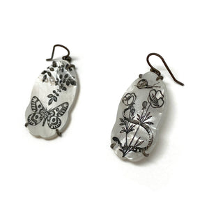 Butterfly and Bloom Earrings-Earrings-Kelly Jean Conroy-Pistachios
