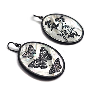 Butterfly and Bouquet Earrings-Earrings-Kelly Jean Conroy-Pistachios