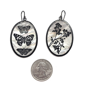 Butterfly and Bouquet Earrings-Earrings-Kelly Jean Conroy-Pistachios