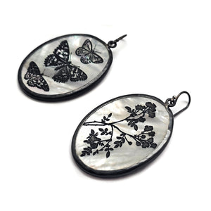 Butterfly and Bouquet Earrings-Earrings-Kelly Jean Conroy-Pistachios