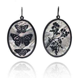 Butterfly and Bouquet Earrings-Earrings-Kelly Jean Conroy-Pistachios