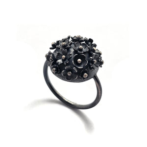 Button Cluster Ring-Rings-Liz Clark-Pistachios