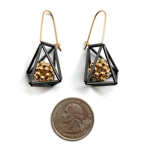 Caged Bead Earrings-Earrings-Emilie Pritchard-Pistachios