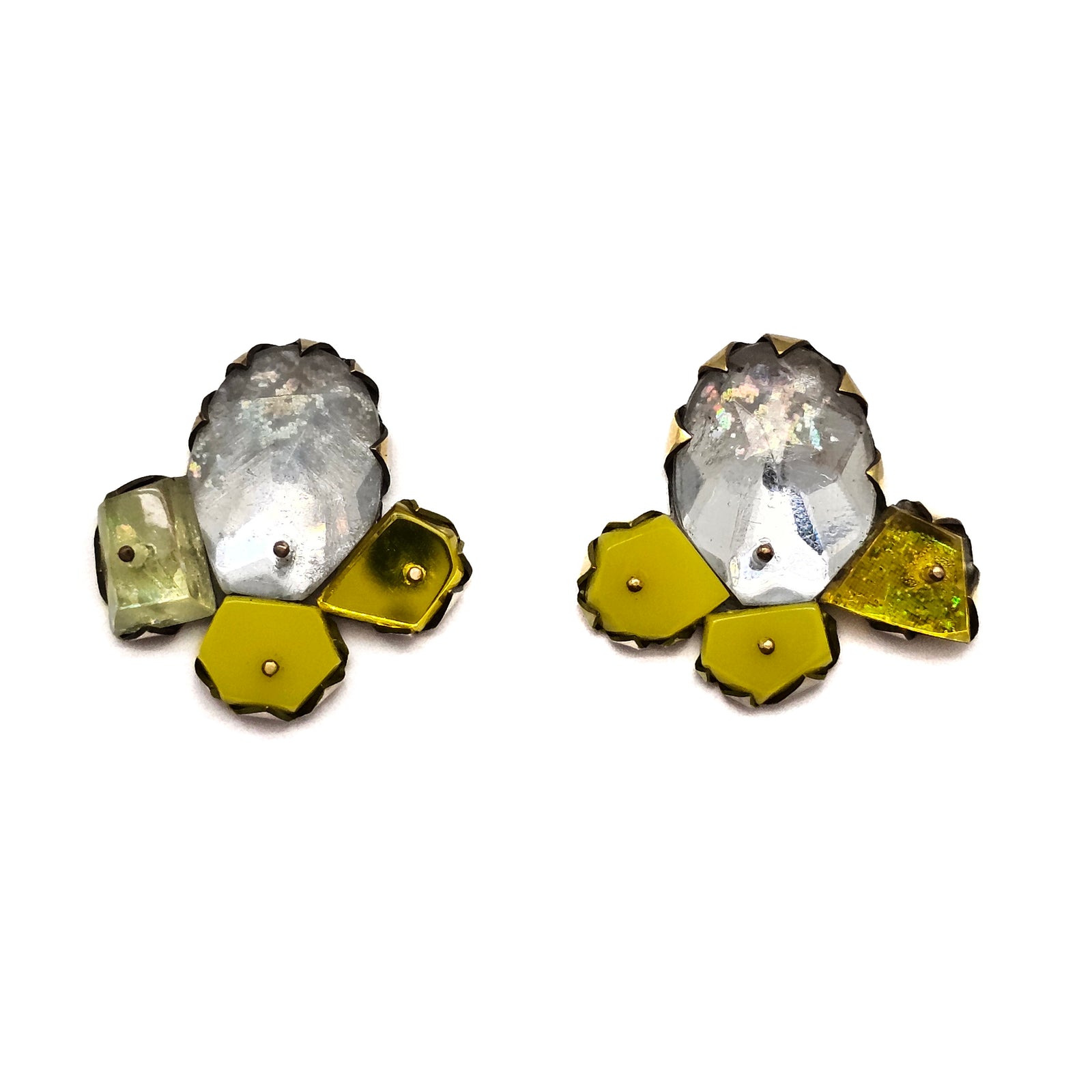 Canary Studs-Earrings-Nikki Couppee-Pistachios