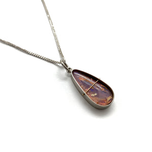 Captured Opal Necklace-Necklaces-Hilary Finck-Pistachios