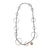 Carved Circle Bubble Necklace - Labradorite-Necklaces-Heather Guidero-Pistachios