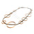 Carved Circle Bubble Necklace - Pyrite-Necklaces-Heather Guidero-Pistachios