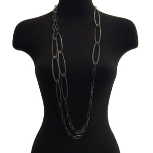Carved Ovals Necklace-Necklaces-Heather Guidero-Pistachios