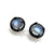 Carved Studs - Rainbow Moonstone-Earrings-Heather Guidero-Pistachios