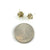 Carved Studs - Rutilated Quartz-Earrings-Heather Guidero-Pistachios
