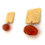 Carved Tab Earrings - Carnelian-Earrings-Heather Guidero-Pistachios