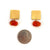 Carved Tab Earrings - Carnelian-Earrings-Heather Guidero-Pistachios