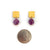 Carved Tab Earrings - Ruby-Earrings-Heather Guidero-Pistachios