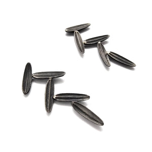Cascading Leaf Studs-Earrings-Liz Clark-Pistachios