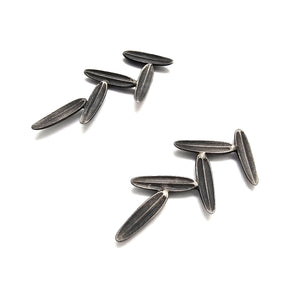 Cascading Leaf Studs-Earrings-Liz Clark-Pistachios