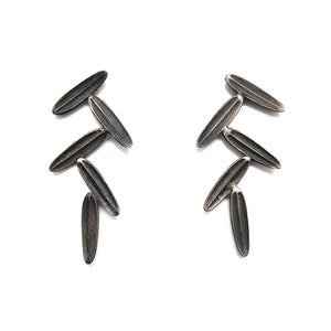Cascading Leaf Studs-Earrings-Liz Clark-Pistachios