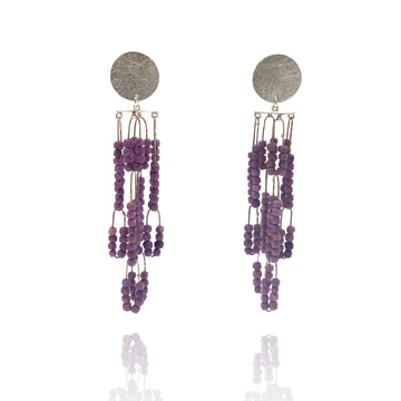 Cascading Phosphosiderite Earrings