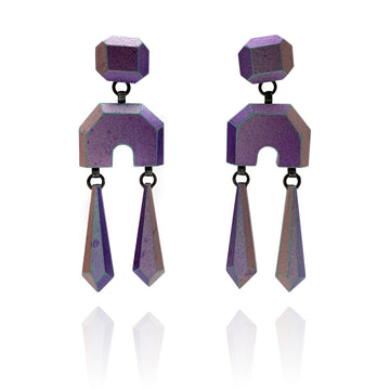 Castle of Gem Dangle Earrings
