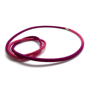 Cerise Knot Necklace-Necklaces-Gilly Langton-Pistachios