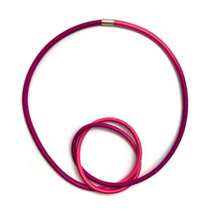 Cerise Knot Necklace-Necklaces-Gilly Langton-Pistachios