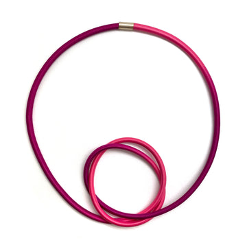 Cerise Knot Necklace