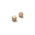 Champagne Cube Studs-Earrings-Ursula Muller-Pistachios