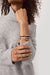 Champagne Gold Nail Bracelet-Bracelets-Pat Flynn-Pistachios