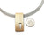 Champagne and Silver Window Necklace-Necklaces-Ursula Muller-Pistachios
