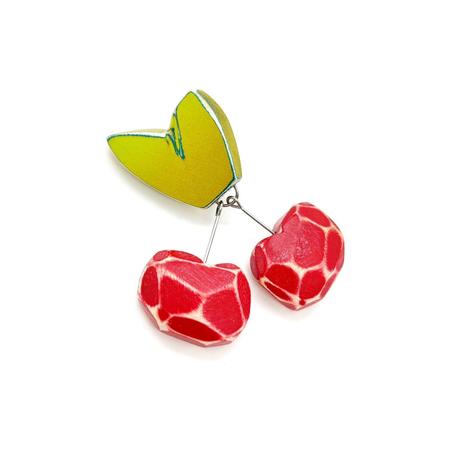 Cherry Baby Brooch-Pins-Morgan Hill-Pistachios