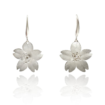 Cherry Blossom Hook Earrings