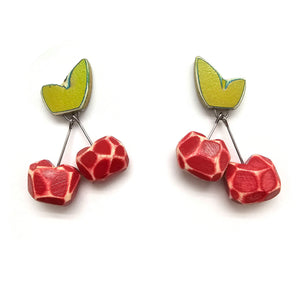 Cherry Bomb Earrings-Earrings-Morgan Hill-Pistachios