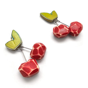 Cherry Bomb Earrings-Earrings-Morgan Hill-Pistachios