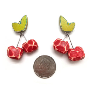Cherry Bomb Earrings-Earrings-Morgan Hill-Pistachios