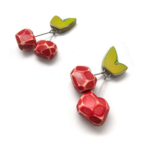 Cherry Bomb Earrings-Earrings-Morgan Hill-Pistachios