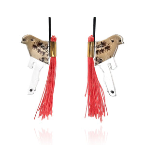Chinese Lantern Earrings-Earrings-Mélanie Denis-Pistachios