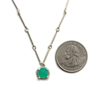 Chrysoprase Pendant Necklace-Heather Guidero-Pistachios