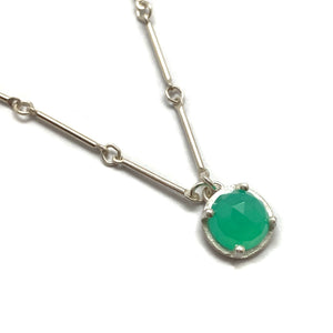 Chrysoprase Pendant Necklace-Heather Guidero-Pistachios