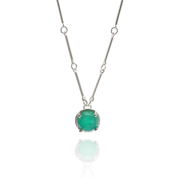 Chrysoprase Pendant Necklace