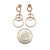 Circle Bunches Earrings - Rose Gold-Earrings-Heather Guidero-Pistachios