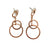 Circle Bunches Earrings - Rose Gold-Earrings-Heather Guidero-Pistachios