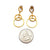 Circle Bunches Earrings - Yellow Gold-Earrings-Heather Guidero-Pistachios
