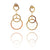 Circle Bunches Earrings - Yellow Gold Vermeil-Earrings-Heather Guidero-Pistachios