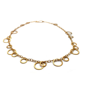 Circle Bunches Necklace - Yellow Gold Vermeil-Necklaces-Heather Guidero-Pistachios