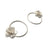 Circle Cherry Blossom Earrings-Earrings-Huiyu Chiu-Pistachios