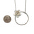 Circle Cherry Blossom Necklace-Necklaces-Huiyu Chiu-Pistachios